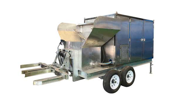 High-Pressure Automatic Garbage Bin Cleaning System with Hydraulic Lifter, Hot Water Heater & 3D Rotating Nozzle