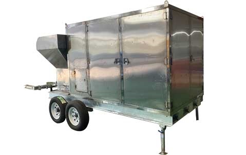 High-Pressure Automatic Garbage Bin Cleaning System with Hydraulic Lifter, Hot Water Heater & 3D Rotating Nozzle