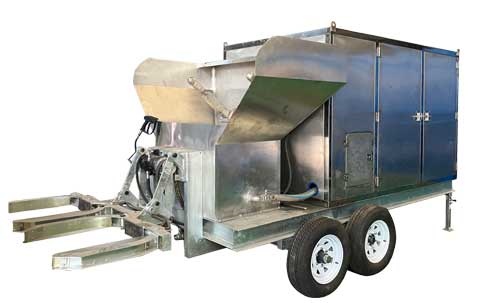 High-Pressure Automatic Garbage Bin Cleaning System with Hydraulic Lifter, Hot Water Heater & 3D Rotating Nozzle