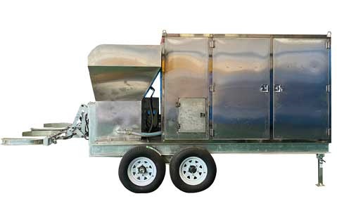 High-Pressure Automatic Garbage Bin Cleaning System with Hydraulic Lifter, Hot Water Heater & 3D Rotating Nozzle