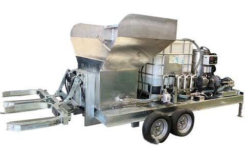 High-Pressure Automatic Garbage Bin Cleaning System with Hydraulic Lifter, Hot Water Heater & 3D Rotating Nozzle