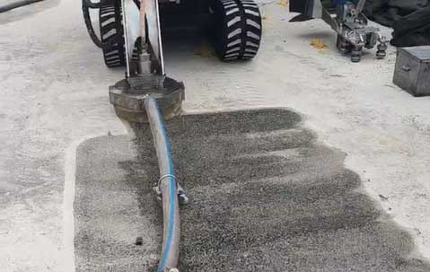 High-pressure water cleaning of road markings: A new, efficient, and eco-friendly choice for road maintenance