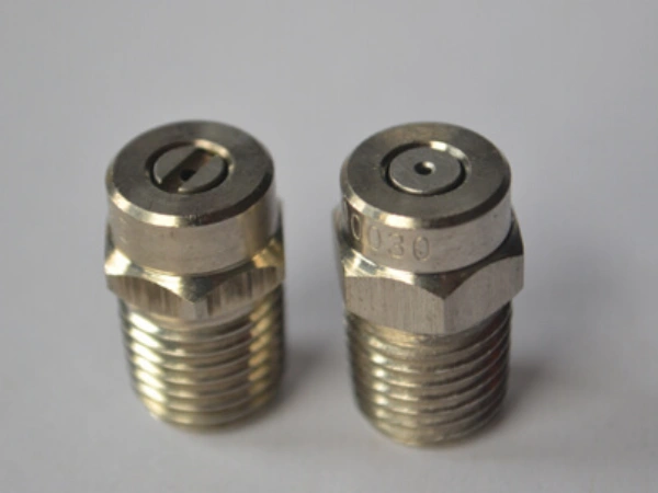 Stainless steel high pressure washing nozzle, industrial solid jet cleaning nozzle