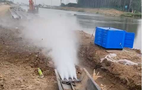 The Application of High-Pressure Water Jetting in Pile Installation