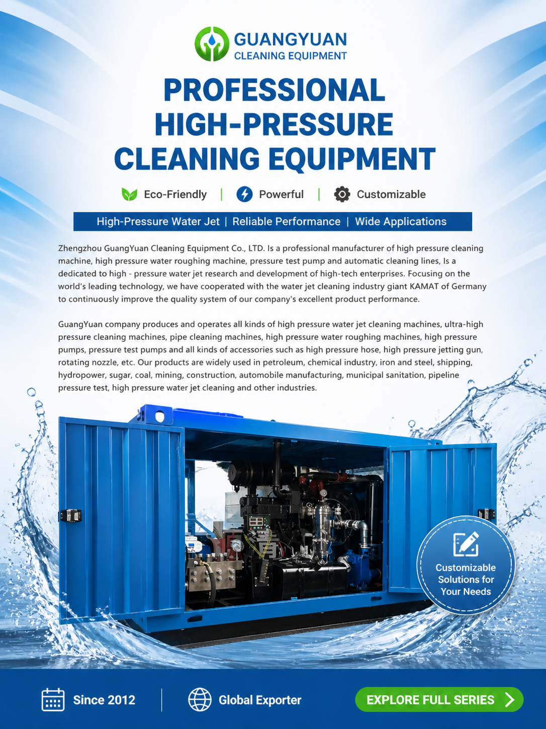 Industrial High Pressure Washer