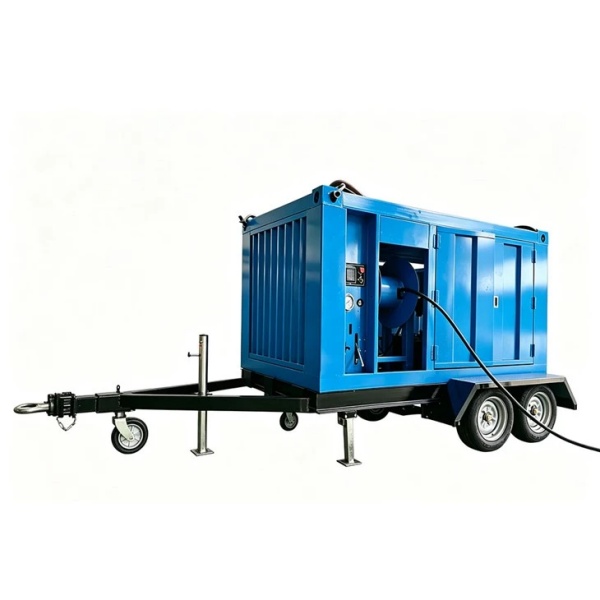 300Bar 50LPM sewer jetter machine trailer type