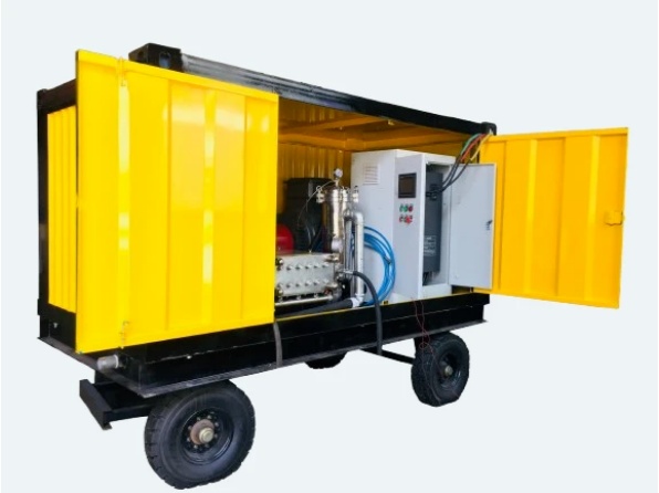 heat exchanger descaling machine 1500bar ultra high pressure water jetting equipment