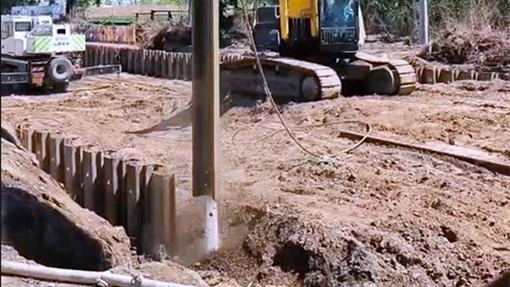 Water Jet Pilot Hole Piling Equipment | 220L/min 240Bar