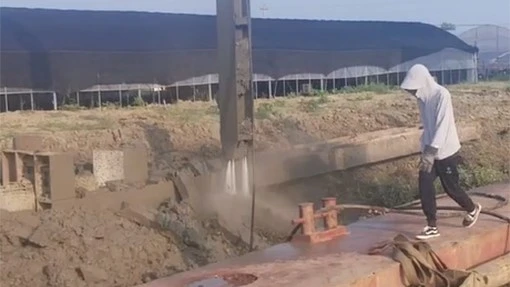 Water Jet Pilot Hole Piling Equipment | 220L/min 240Bar