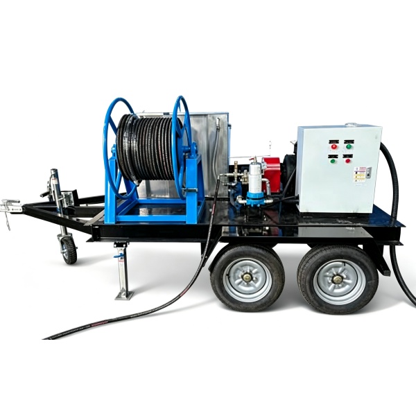 500 bar water blasting machine for rust and paint removal, industrial electric high pressure washer