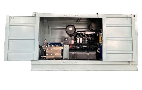 Water jet assisted pile driving system GYB-7 300/400 40MPa high pressure pump