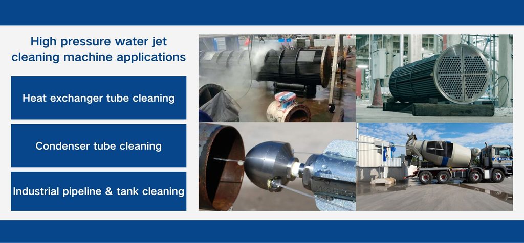 High Pressure Industrial Cleaning Machine for Heat Exchanger & Condenser Tube Cleaning