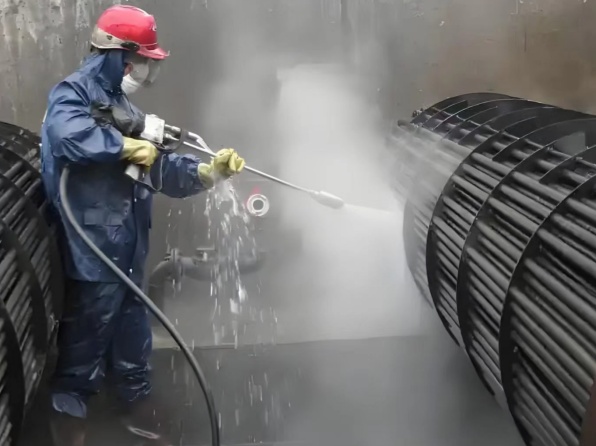 120L/min 1600Bar Heavy Duty Diesel Industrial Pipe Cleaning Machine