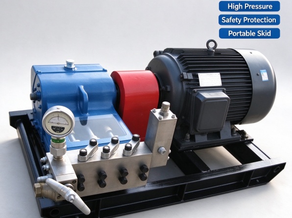 Hydrostatic pressure test pump for pipe and valve burst pressure test (3)
