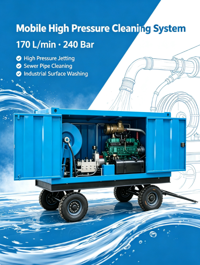 Sewer Pipe Cleaning Machine