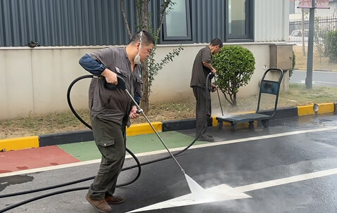 Dual Gun High Pressure Water Jet Cleaner | Rust & Paint Removal