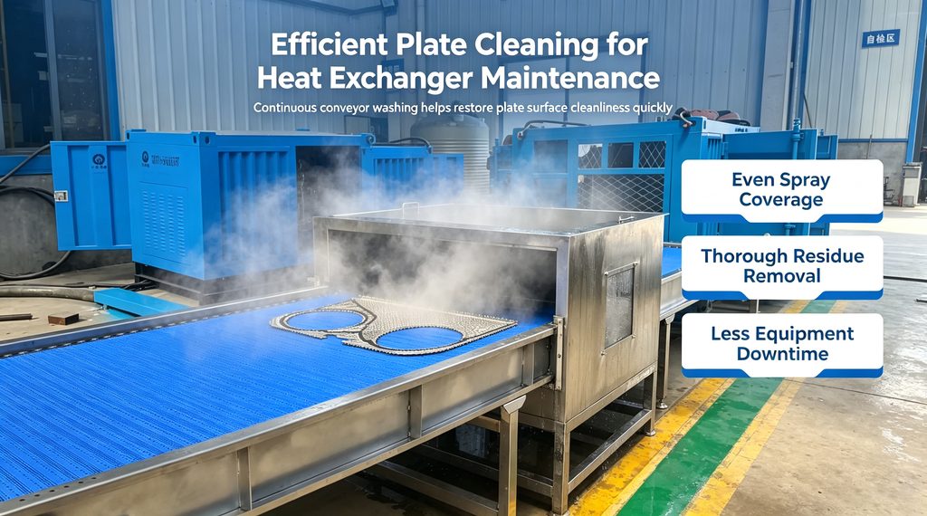 240 Bar 170 LPM Plate Heat Exchanger Cleaning System