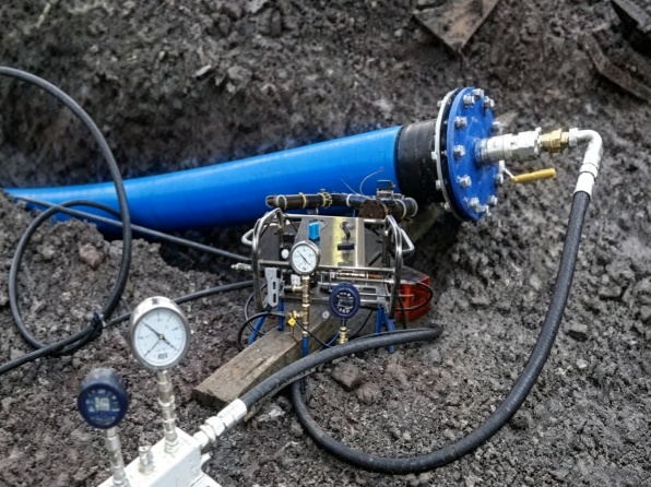 Electric Hydro Testing Pump, Automatic Dual Flow High Pressure Test Pump