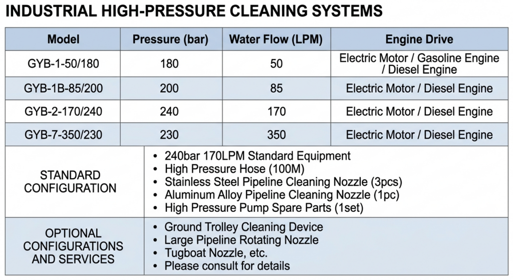 Sewer Pipe Cleaning Machine