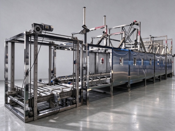 Automatic IBC Tote Washing Line, 1000L IBC tank high pressure cleaning system (5)
